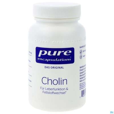 Sie sehen eine Packung Cholin Kapseln Pure Encapsulations Clb6a 60st, Produktbild: 01 Cholin Kapseln Pure Encapsulations Clb6a 60st, A-Nr.: 5779376 - 01