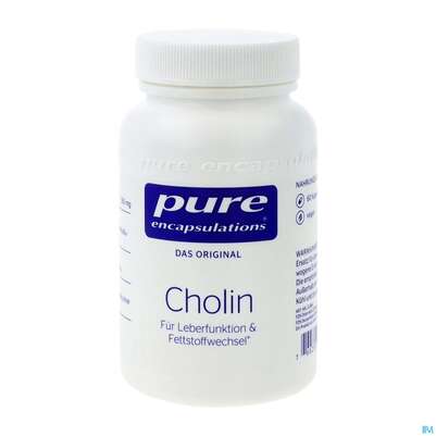 Sie sehen eine Packung Cholin Kapseln Pure Encapsulations Clb6a 60st, Produktbild: 02 Cholin Kapseln Pure Encapsulations Clb6a 60st, A-Nr.: 5779376 - 02