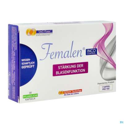 Sie sehen eine Packung Femalen Kapseln Inco Control 30st, Produktbild: 02 Femalen Kapseln Inco Control 30st, A-Nr.: 5836074 - 02