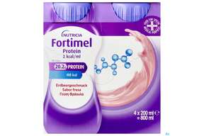 Fortimel/protein 200ml 2kcal Erdbeere 4st, A-Nr.: 5833331 - 01