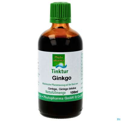 Ginkgo Tinktur Ginkgo Biloba Phytopharma 100ml, A-Nr.: 5392967 - 01