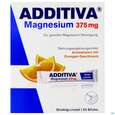 Sie sehen eine Packung Magnesium Sticks/granulat 375mg Orange Additiva 10012 20st, Produktbild: 01 Magnesium Sticks/granulat 375mg Orange Additiva 10012 20st, A-Nr.: 5809887 - 01