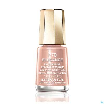 Sie sehen eine Packung Mavala Nagellacke 370 Sochic Elegance 5ml, Produktbild: 01 Mavala Nagellacke 370 Sochic Elegance 5ml, A-Nr.: 3653553 - 01