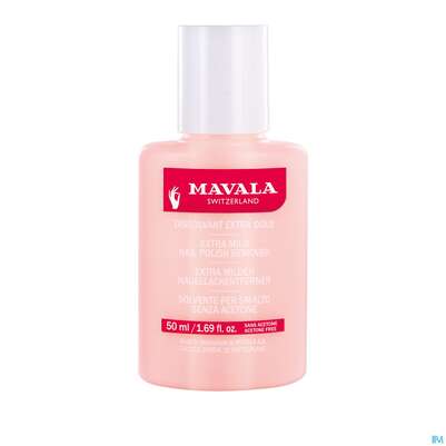 Sie sehen eine Packung Mavala Nagellackentferner Rosa 50ml, Produktbild: 01 Mavala Nagellackentferner Rosa 50ml, A-Nr.: 3965442 - 01
