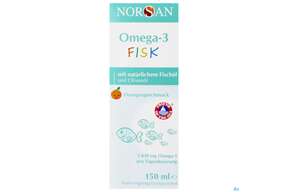 Omega -3 Norsan/fisk Kinder Fischoel Orange 150ml, A-Nr.: 5820699 - 01