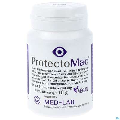 Sie sehen eine Packung Visumac Kapseln Amd Areds2 Konform 60st, Produktbild: 01 Visumac Kapseln Amd Areds2 Konform 60st, A-Nr.: 4189827 - 01
