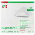 Sie sehen eine Packung Schaumverband Pu-suprasorb Steril P Nichtklebend 15x 15cm 5st, Produktbild: 01 Schaumverband Pu-suprasorb Steril P Nichtklebend 15x 15cm 5st, A-Nr.: 2575584 - 01