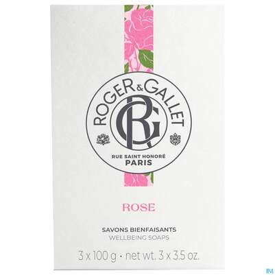 Seifen Roger &amp; Gallet Wellbeing/soap/box Rose 3x100 300g, A-Nr.: 5733486 - 01