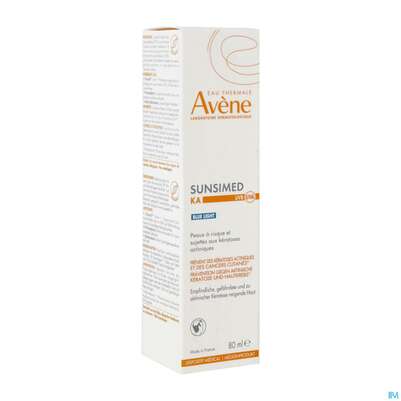 Sie sehen eine Packung Sonnenprodukte Avene Sunsimed/medizinprodukt Ka 80ml, Produktbild: 02 Sonnenprodukte Avene Sunsimed/medizinprodukt Ka 80ml, A-Nr.: 5826383 - 02
