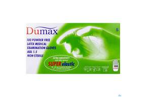 Untersuchungshandschuhe -dumax Latex Puderfrei M 100st, A-Nr.: 2995458 - 01