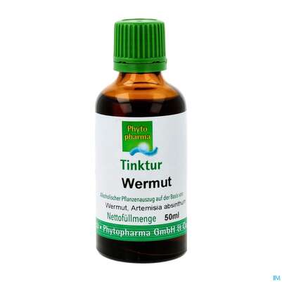 Sie sehen eine Packung Wermut Tinktur Phytopharma 50ml, Produktbild: 02 Wermut Tinktur Phytopharma 50ml, A-Nr.: 3108169 - 02