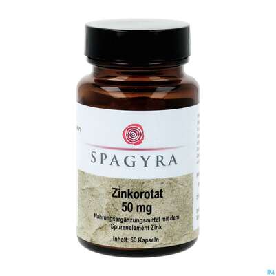 Sie sehen eine Packung Zinkorotat Kapseln 50mg 60st, Produktbild: 02 Zinkorotat Kapseln 50mg 60st, A-Nr.: 0979159 - 02