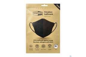 Schutzmasken Ffp2/respipro/nanofaser Carbon Xlarge Schwarz 3st, A-Nr.: 5445600 - 01