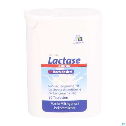 Lactase Tabl 28.000 Fcc 80st, A-Nr.: 5296264 - 06