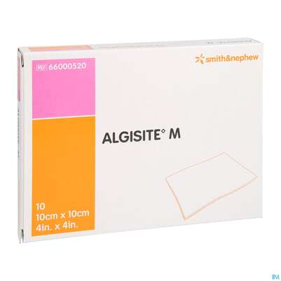 Wundverband Algisite M Calciumalginat 10x 10cm 10st, A-Nr.: 2167767 - 05