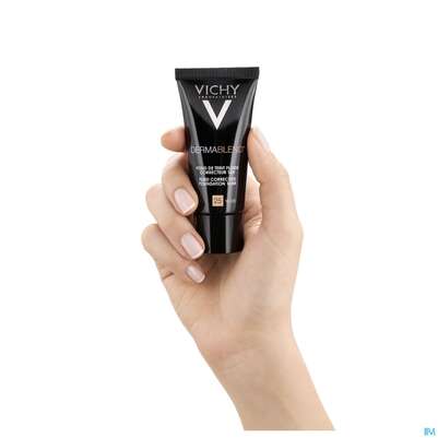 Sie sehen eine Packung Vichy Dermablend/fluid Make-up 25 Nude 30ml, Produktbild: 08 Vichy Dermablend/fluid Make-up 25 Nude 30ml, A-Nr.: 3044624 - 08