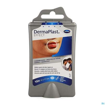 Dermaplast Fieberblasenpflaster 1,7x 1,2cm 16st, A-Nr.: 3423327 - 02
