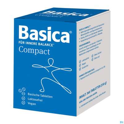 Sie sehen eine Packung Basica Compact Tabl 360st, Produktbild: 03 Basica Compact Tabl 360st, A-Nr.: 3095751 - 03