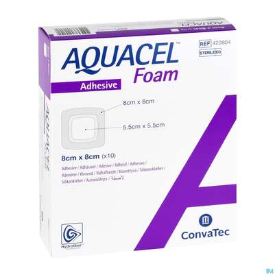 Convatec Aquacel Foam 5.5x5.5 Cm (2.2" X 2.2") / 8x8 Cm (3.2" X 3.2"), A-Nr.: 4153947 - 03
