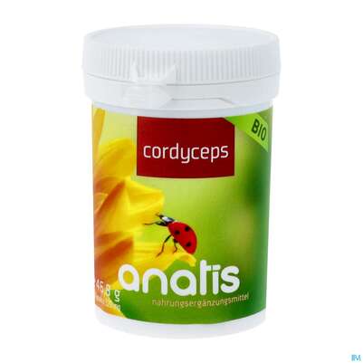 Sie sehen eine Packung Cordyceps Kapseln Anatis Sinensis Pilz 90st, Produktbild: 02 Cordyceps Kapseln Anatis Sinensis Pilz 90st, A-Nr.: 4314451 - 02