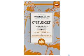 Cystus 052 Bio Halspastillen Honig Orange 66st, A-Nr.: 4159648 - 01