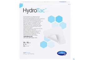 Schaumverband Hydrotac 10x 10cm 10st, A-Nr.: 4034467 - 01