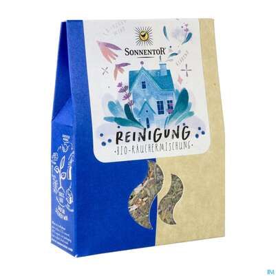 Sie sehen eine Packung Sonnentor Raeuchermischung Reinigung 00686 20g, Produktbild: 02 Sonnentor Raeuchermischung Reinigung 00686 20g, A-Nr.: 5636300 - 02