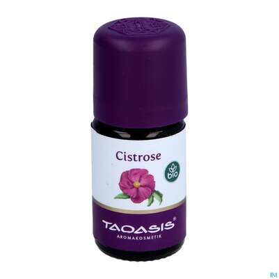 Sie sehen eine Packung Taoasis Cistrosenöl Bio 5ml, Produktbild: 01 Taoasis Cistrosenöl Bio 5ml, A-Nr.: 3162619 - 01