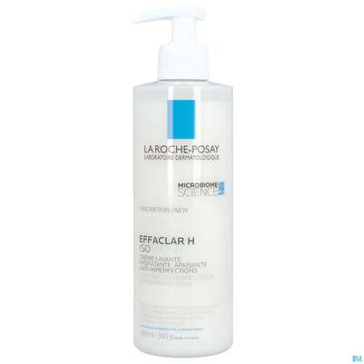 Sie sehen eine Packung La Roche Posay Akne/mischhaut Effaclar H Iso-biome Reinigung 390ml, Produktbild: 01 La Roche Posay Akne/mischhaut Effaclar H Iso-biome Reinigung 390ml, A-Nr.: 5593855 - 01