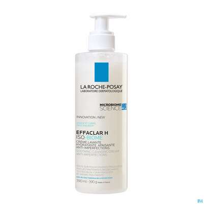 Sie sehen eine Packung La Roche Posay Akne/mischhaut Effaclar H Iso-biome Reinigung 390ml, Produktbild: 04 La Roche Posay Akne/mischhaut Effaclar H Iso-biome Reinigung 390ml, A-Nr.: 5593855 - 04
