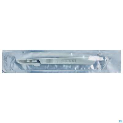 Sie sehen eine Packung Skalpelle Feather Einmal Fig 10 1st, Produktbild: 01 Skalpelle Feather Einmal Fig 10 1st, A-Nr.: 1204383 - 01