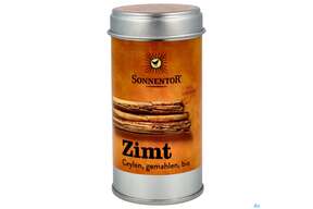 Sonnentor Gewuerz/bio Zimt Ceylon Gemahlen Dose 07734 40g, A-Nr.: 3391136 - 01
