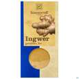 Sie sehen eine Packung Sonnentor Ingwer/bio Gemahlen 00679 30g, Produktbild: 01 Sonnentor Ingwer/bio Gemahlen 00679 30g, A-Nr.: 5477095 - 01