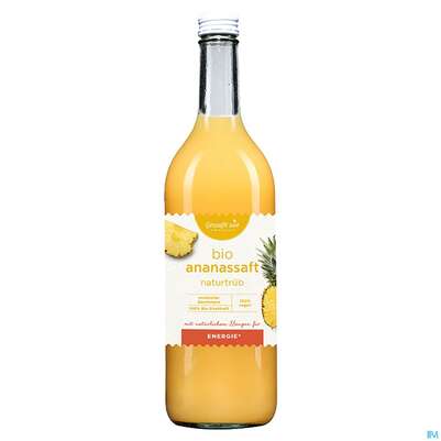 Sie sehen eine Packung Ananas Saft Bio Gewusst Wie 750ml, Produktbild: 01 Ananas Saft Bio Gewusst Wie 750ml, A-Nr.: 4110429 - 01
