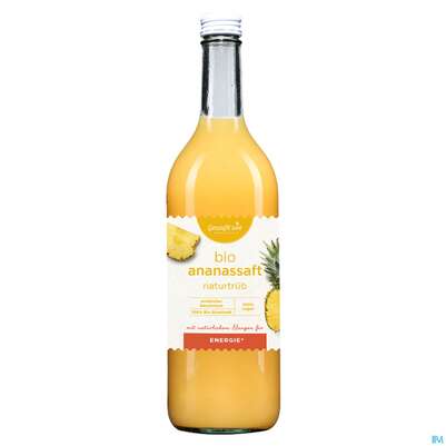 Sie sehen eine Packung Ananas Saft Bio Gewusst Wie 750ml, Produktbild: 02 Ananas Saft Bio Gewusst Wie 750ml, A-Nr.: 4110429 - 02