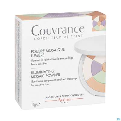 Sie sehen eine Packung Avene Couvrance Mosaikpuder Lumiere Neu 10g, Produktbild: 02 Avene Couvrance Mosaikpuder Lumiere Neu 10g, A-Nr.: 5607304 - 02