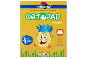Augenokklusionspflaster Ortopad Happy Medium 50st, A-Nr.: 4099662 - 01