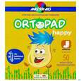 Sie sehen eine Packung Augenokklusionspflaster Ortopad Happy Junior 50st, Produktbild: 01 Augenokklusionspflaster Ortopad Happy Junior 50st, A-Nr.: 4099656 - 01