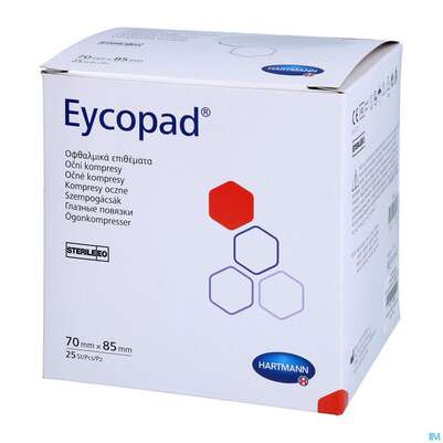 Augenkompressen Eycopad Steril 70x85mm -hartmann 25st, A-Nr.: 1164821 - 04