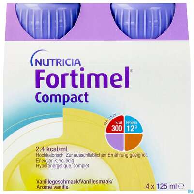 Fortimel/compact/2.4 125ml Vitalflasche Vanille 24st, A-Nr.: 4293996 - 01