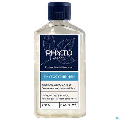 Sie sehen eine Packung Shampoon Phytocyane Men Anti-hairloss 250ml, Produktbild: 03 Shampoon Phytocyane Men Anti-hairloss 250ml, A-Nr.: 5771015 - 03