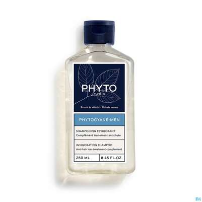 Sie sehen eine Packung Shampoon Phytocyane Men Anti-hairloss 250ml, Produktbild: 04 Shampoon Phytocyane Men Anti-hairloss 250ml, A-Nr.: 5771015 - 04