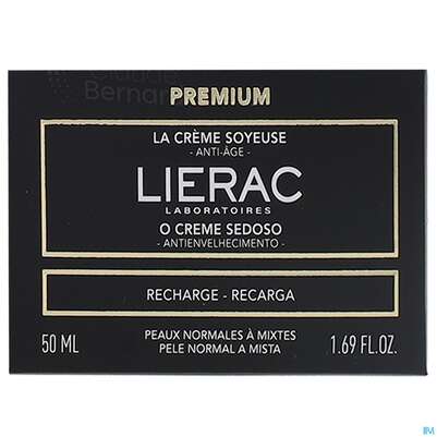 Sie sehen eine Packung Lierac Premium The Silky Cream Refil 50ml, Produktbild: 01 Lierac Premium The Silky Cream Refil 50ml, A-Nr.: 5839322 - 01