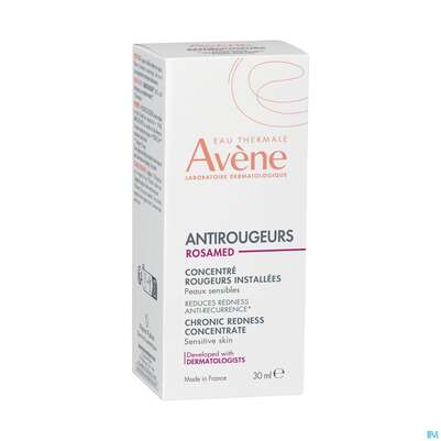 Sie sehen eine Packung Avene Antirougeurs Rosamed Konzentrat 30ml, Produktbild: 02 Avene Antirougeurs Rosamed Konzentrat 30ml, A-Nr.: 5862025 - 02