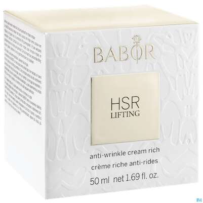 Sie sehen eine Packung Babor Hsr/lifting Cream Rich 40091 50ml, Produktbild: 01 Babor Hsr/lifting Cream Rich 40091 50ml, A-Nr.: 5581243 - 01
