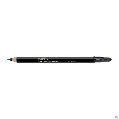 Sie sehen eine Packung Babor Eye/contour Pencil 01 Black 63210 1g, Produktbild: 01 Babor Eye/contour Pencil 01 Black 63210 1g, A-Nr.: 5580350 - 01