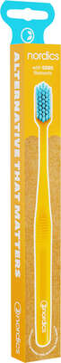 Öko Zahnbürste Premium PLA 6.500 Borsten Gelb Nordics, A-Nr.: 5930324 - 01