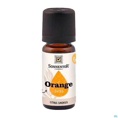 Sie sehen eine Packung Aetherische Oele Sonnentor Bio Orange 15037 10ml, Produktbild: 01 Aetherische Oele Sonnentor Bio Orange 15037 10ml, A-Nr.: 4303140 - 01