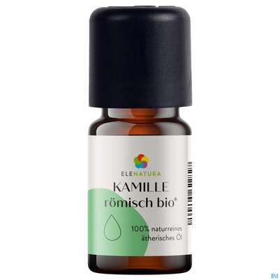 Sie sehen eine Packung Aetherische Oele Elenatura Bio Kamille Roemisch 5ml, Produktbild: 02 Aetherische Oele Elenatura Bio Kamille Roemisch 5ml, A-Nr.: 5430573 - 02
