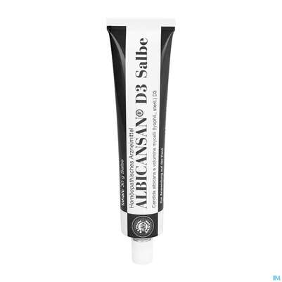 Sie sehen eine Packung Albicansan D 3 Salbe 30g, Produktbild: 06 Albicansan D 3 Salbe 30g, A-Nr.: 2339820 - 06